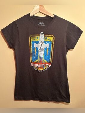 firefly serenity spaceship novelty tshirt